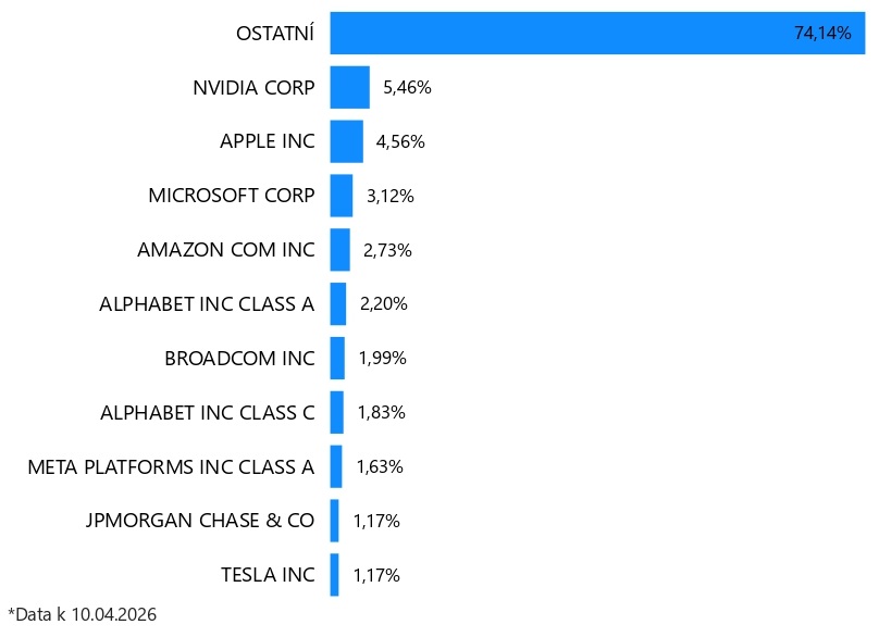 Top 10 MSCI World společností	