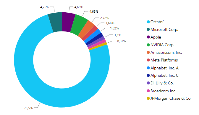 Top 10 MSCI World společností	
