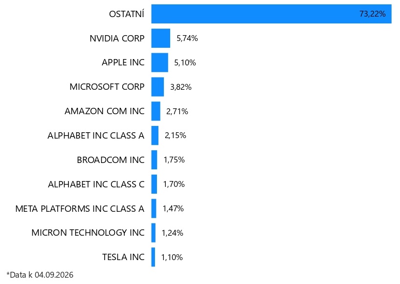 Top 10 MSCI World společností	